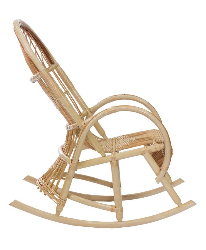 Кресло-качалка из плетеное ивовой лозы Клуша фото 2