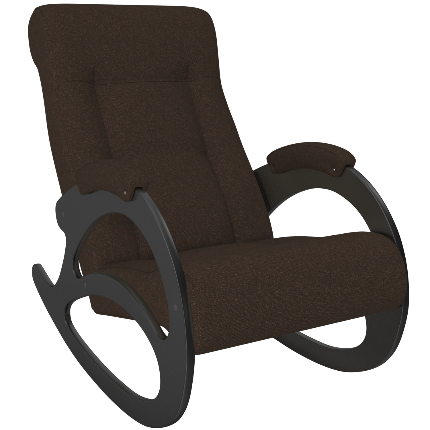 Кресло-качалка классическая модель 4 с подголовником фото 1