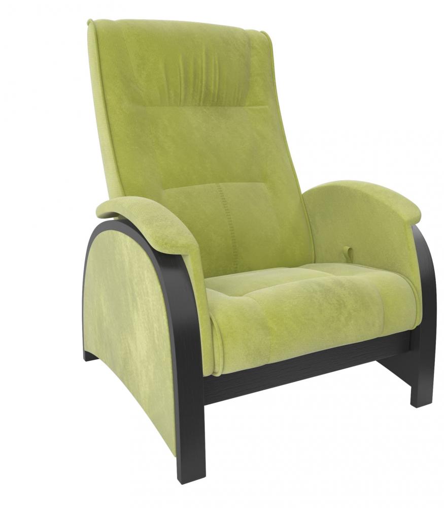 Кресло-качалка глайдер Balance-2 со стопором Венге/Шпон Verona apple green