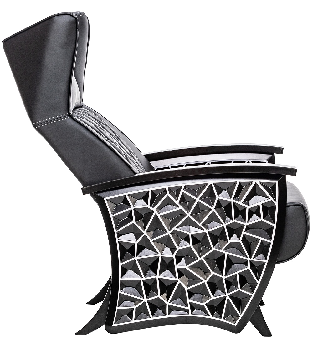 Кресло-качалка глайдер Кристалл с подголовником фото 6