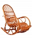 Кресло-качалка из лозы Берегиня с подножкой фото 1