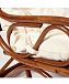 Кресло-качалка ротанговое на полозьях Milano с подушкой фото 6