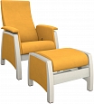 Кресло-качалка маятник модель 101 с пуфом 103