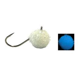 Tungsten ice jig drop Snow Color S11