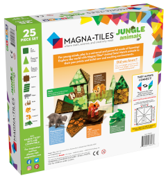 Magnetická stavebnica Jungle 25 dielov