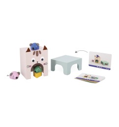 Vzdelávacia hra pre deti orientácia v priestore Mačka a myš Didaktik