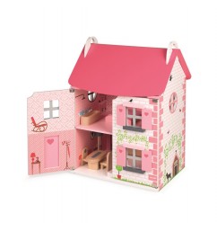 Drevený domček pre bábiky Mademoiselle