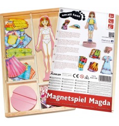 Prezliekacia magnetická bábika Magda