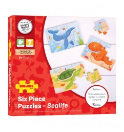 Puzzle 3v1 morské zvieratká