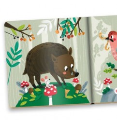 Minikniha pre najmenších - Lesné zvieratká kuzelne citanie Albi