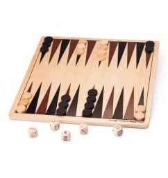 Drevený backgammon