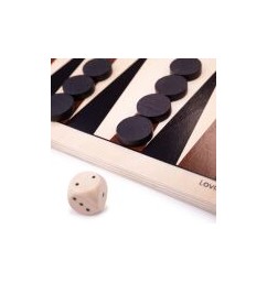 Drevený backgammon