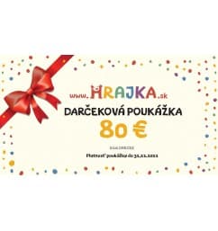 Darčeková poukážka 80 EUR