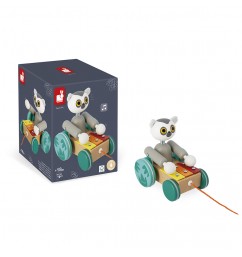 Ťahacia hračka Lemur so xylofónom