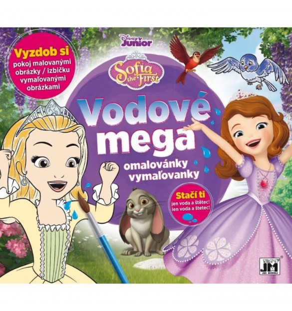 Maľovanie vodou mega - Sofia Prvá, A3