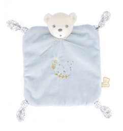 Plyšový mojkáčik pre bábätko Medvedík modrý Perle