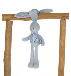 Plyšový zajac s dlhými ušami modrý Lapinoo 25 cm