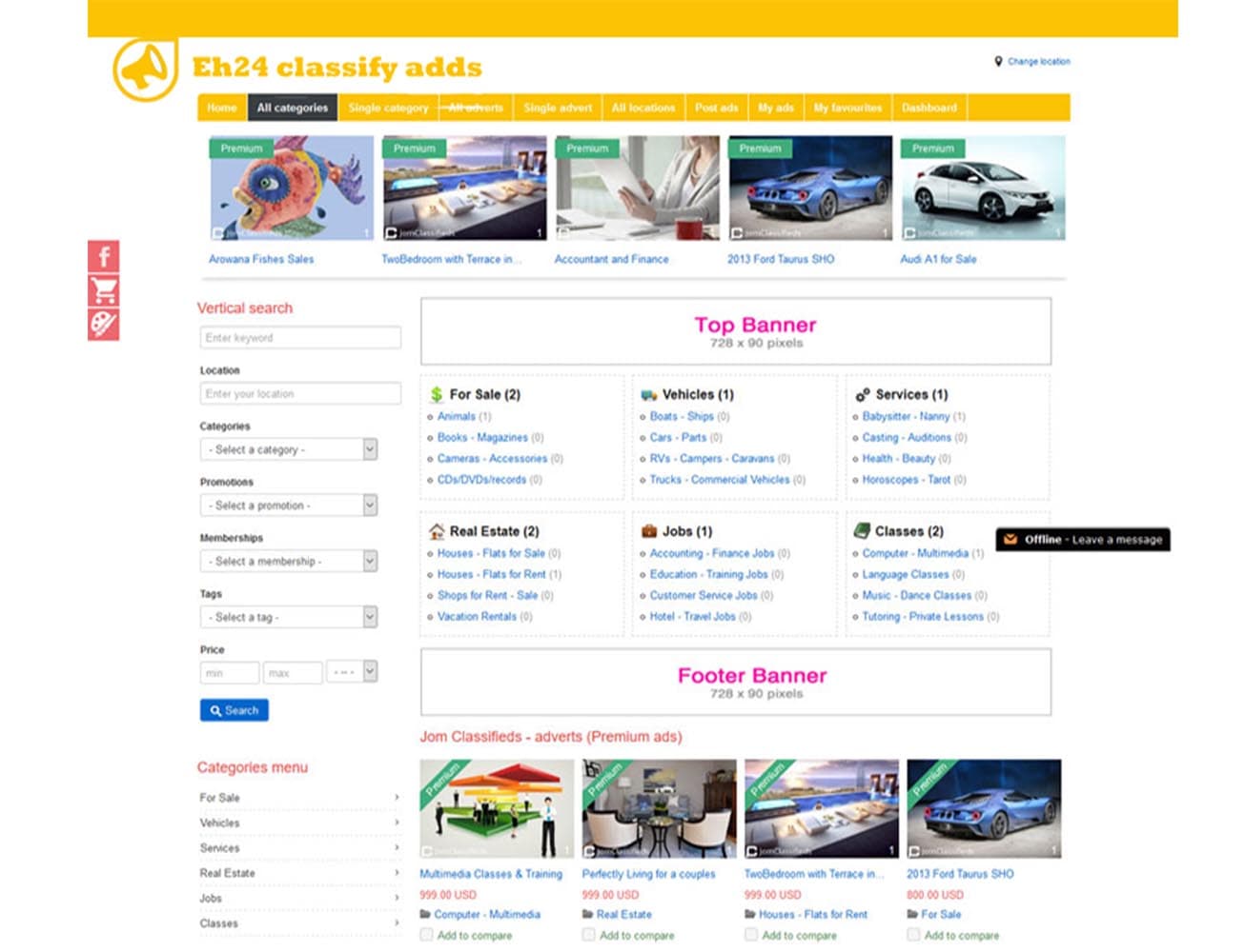 EH24 Pinturas diseño página web anuncios clasificados