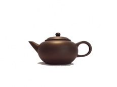 Shui Ping type Teapot - black - 130 ml