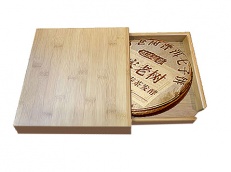 Bamboo Tea Preparation Tray & Pu erh Storage Box