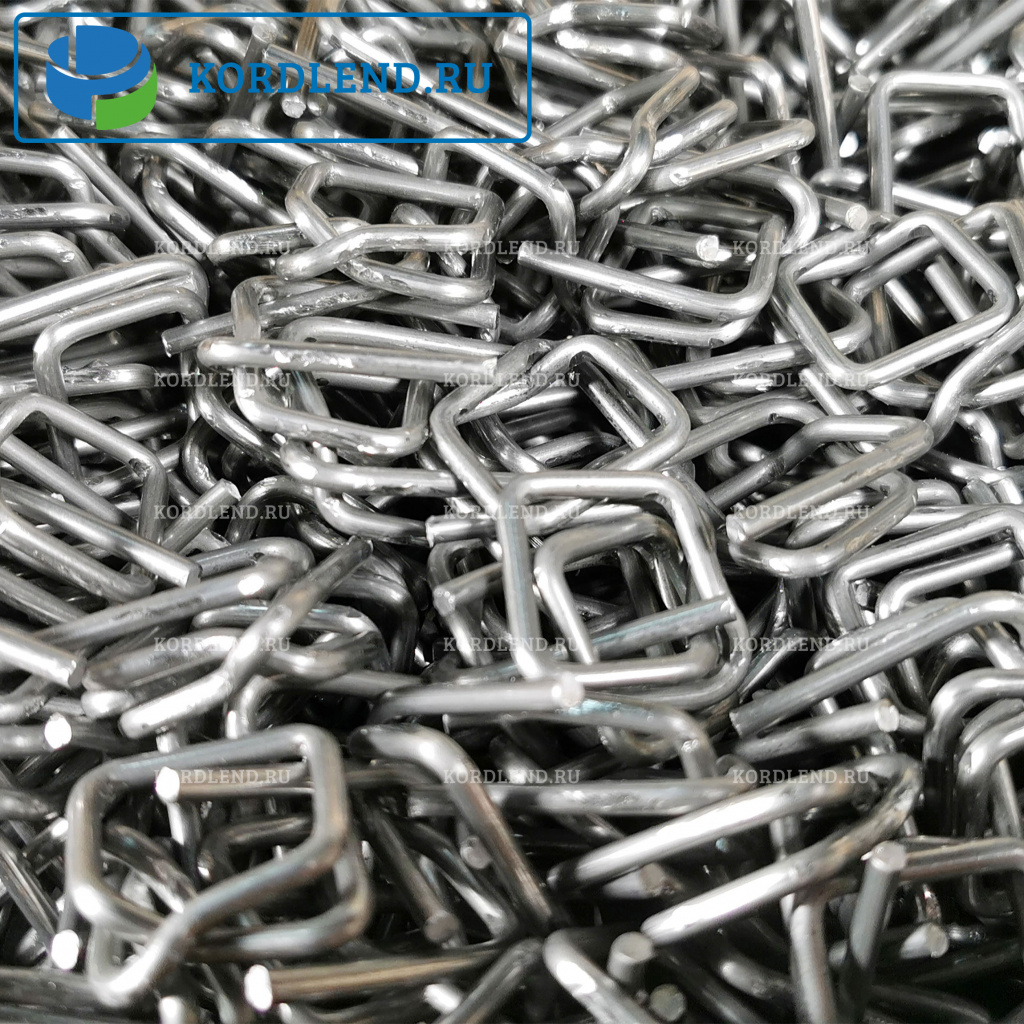 Пряжка стальная 13х26х2,8 для ПП/ПЭТ ленты 12мм (1000шт.) PR-13