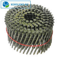 Гвозди барабанные Ø 3,1 мм, длина 80 мм, Ø шляпки 7,0 мм, винтовые, без покрытия