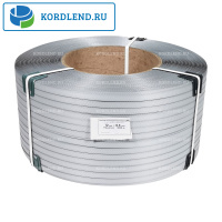 Лента ПП 12х0,5х3км (120кгс) серый, М/ПА