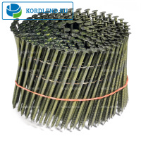 Гвозди барабанные Ø 2,8 мм, длина 90 мм, Ø шляпки 6,8 мм, ершеные, без покрытия