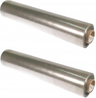 Стрейч-пленка вторичная 500х20мкм, 1,30кг (нетто), прозрачный, 2 шт.