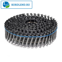 Гвозди барабанные Ø 2,5 мм, длина 35 мм, Ø шляпки 6,5 мм, ершеные, без покрытия