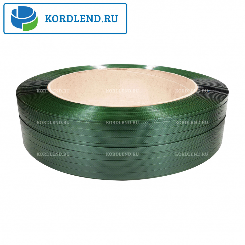 Лента ПЭТ 16х1х1,1км (535кгс) зеленый М