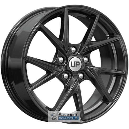 Wheels UP UP105 7x17 5*114.3 ET40 DIA66.1 New Black Литой