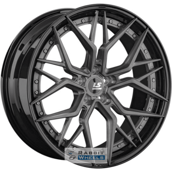 LS Forged FG35 10.5x21 5*112 ET43 DIA66.6 ALBRSD-GM/BK Кованый