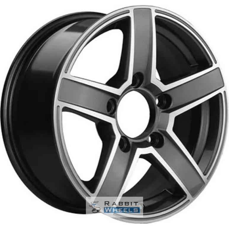 Khomen KHW 1614 6.5x16 5*139.7 ET35 DIA98.5 Gray-FP Литой