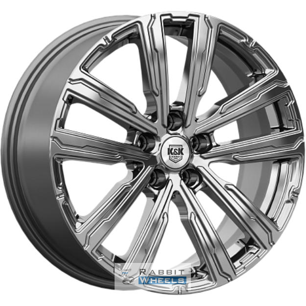 K&K Аламер 7.5x18 5*114.3 ET45 DIA64.1 Дарк платинум Литой