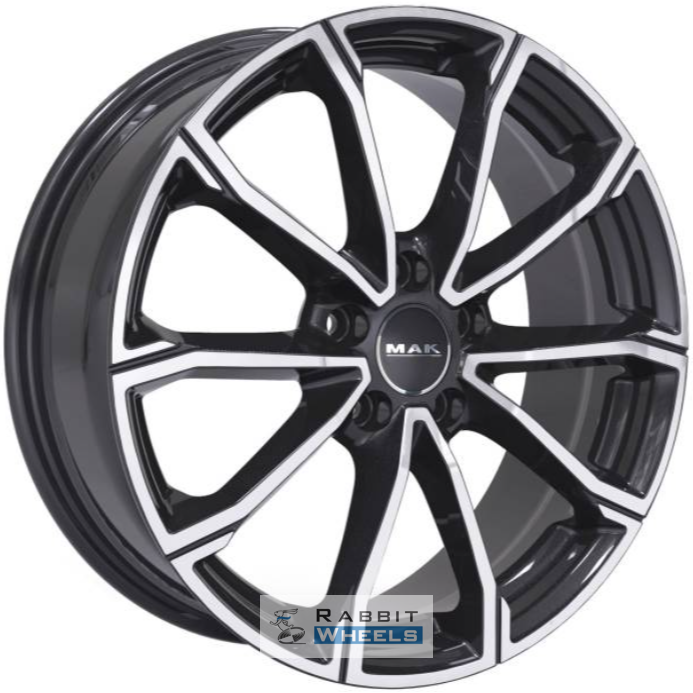 MAK DaVinci 6.5x16 5*110 ET40 DIA65.1 Black mirror Литой