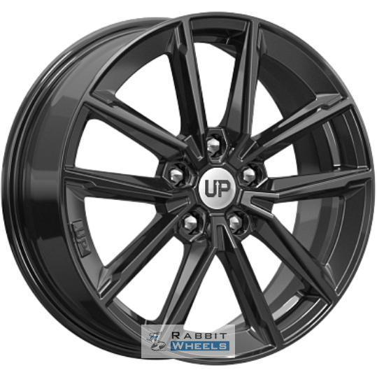 Wheels UP UP104 6.5x17 5*114.3 ET40 DIA66.1 New Black Литой