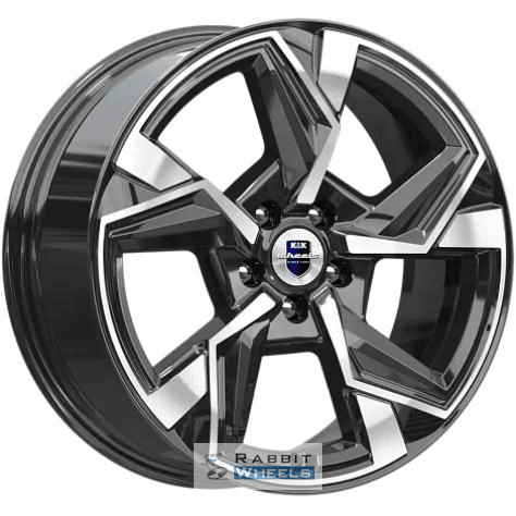 K&K Кайан 7.5x18 5*114.3 ET40 DIA66.1 Алмаз черный Литой