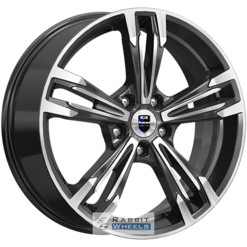 K&K Karrera Light 7x18 5*108 ET41 DIA59.6 Алмаз черный Литой