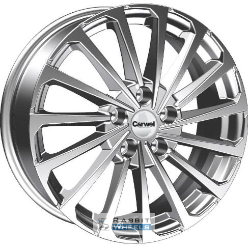 Carwel Кагра 6.5x17 5*108 ET50 DIA63.3 SLT Литой