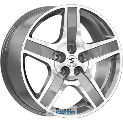 K&K КР008 8.5x20 5*120 ET41.5 DIA66.1 Diamond gloss graphite Литой