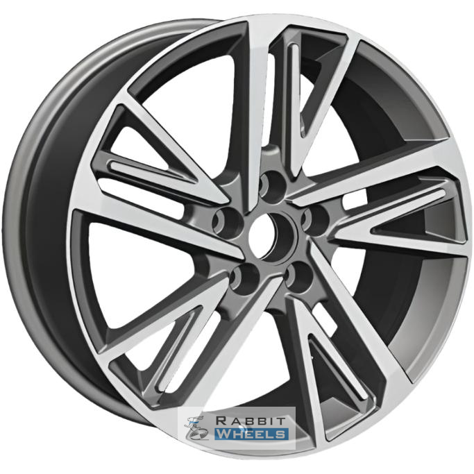 Khomen KHW 1815 8x18 5*108 ET46 DIA63.3 Gray-FP Литой