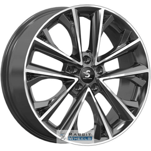 K&K КР012 7x18 5*108 ET36 DIA65.1 Diamond black gris Литой