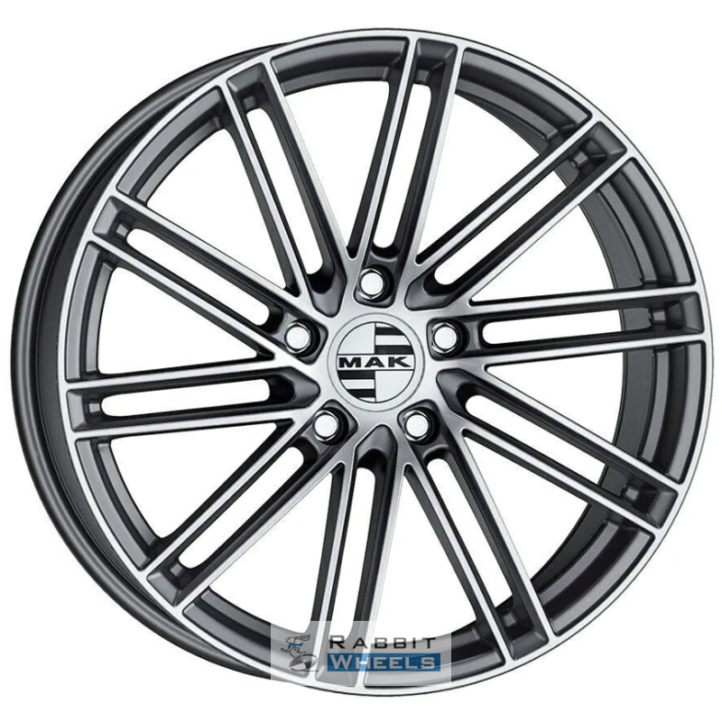 MAK Leipzig-D 11.5x22 5*130 ET52 DIA71.6 Gunmetal Mirror Face Литой