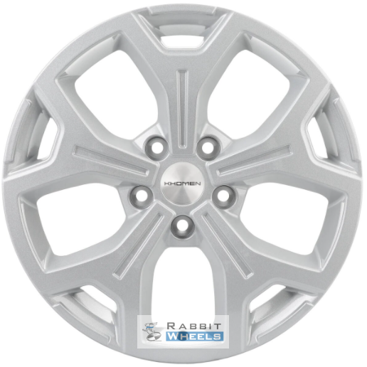 Khomen KHW 1710 6.5x17 5*114.3 ET50 DIA64.1 F-Silver Литой