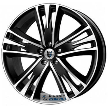 K&K Атлас 8.5x20 5*105 ET38 DIA70.1 Алмаз черный Литой