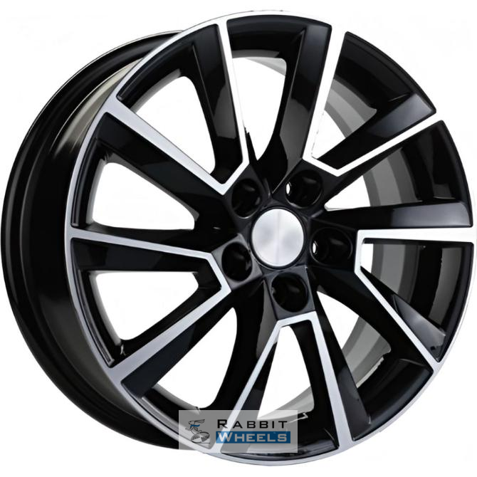 Khomen KNW 1604 6x16 5*100 ET40 DIA54.1 Black-FP Литой