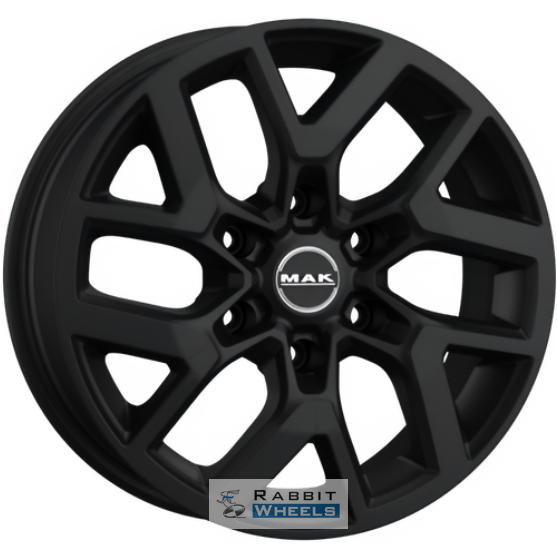 MAK Gravel 6.5x16 6*130 ET62 DIA84.1 Matt Black Литой