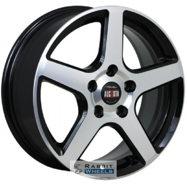 Alcasta M62 6.5x16 5*110 ET38 DIA65.1 BKF Литой