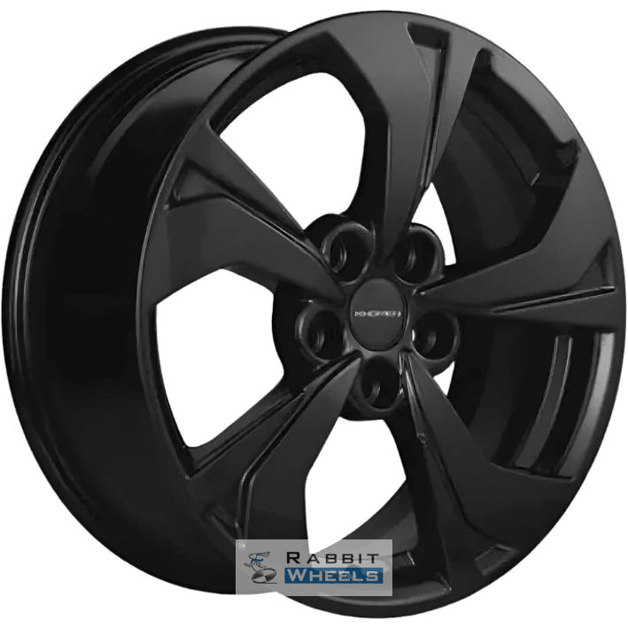 Khomen KHW 1724 7x17 5*108 ET33 DIA60.1 Black Литой